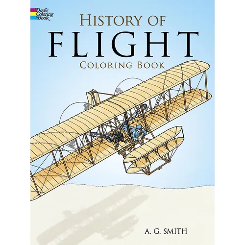 History of Flight Coloring Book - Paperback