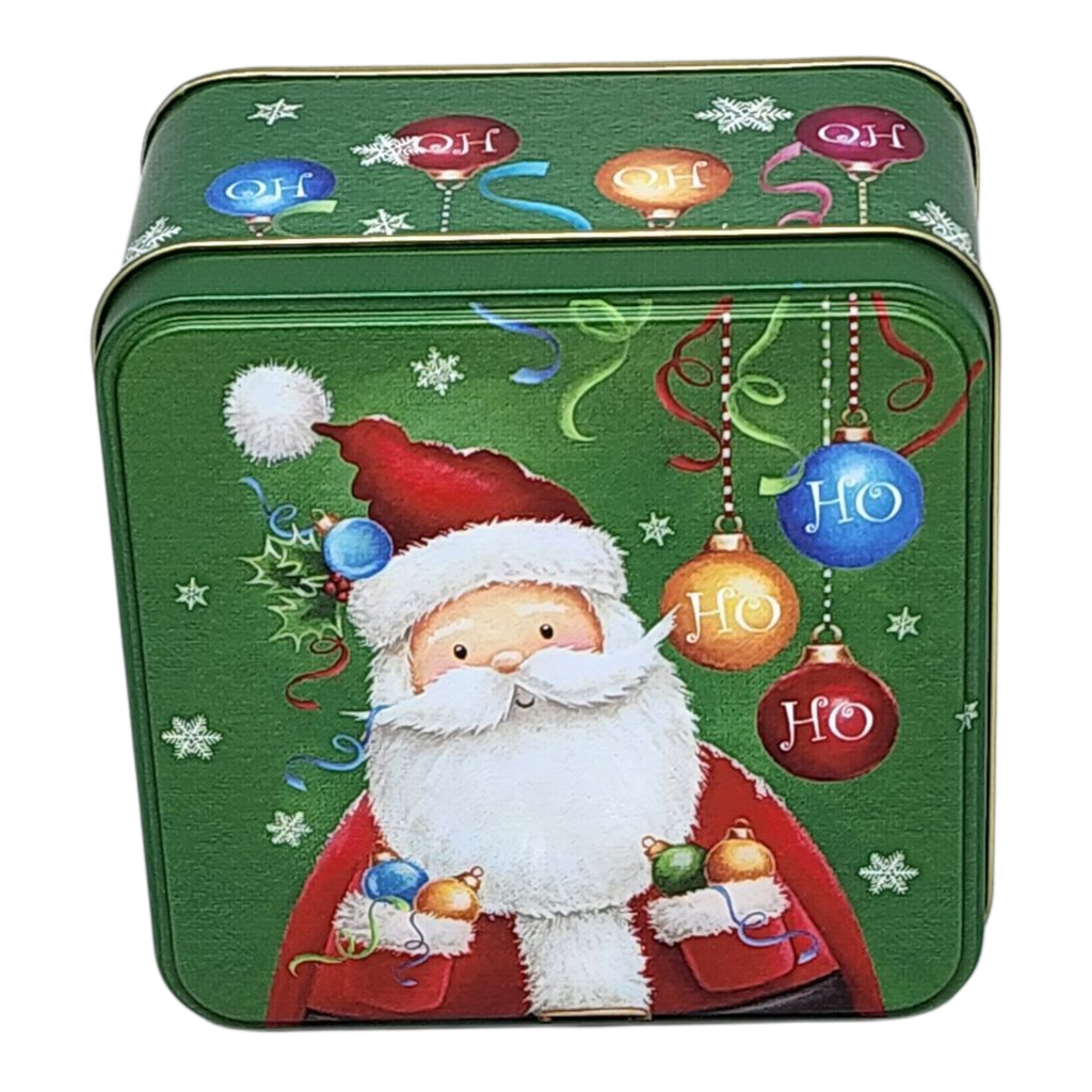 Jolly Santa Treat Tin - 4 Inch