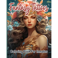 Fantasy Tattoos Coloring Book for Inmates - Paperback