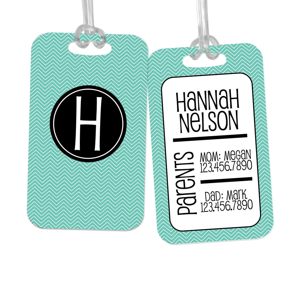 Personalized Diaper Bag Tag - Custom Name Label | Durable Aluminum Baby Accessory