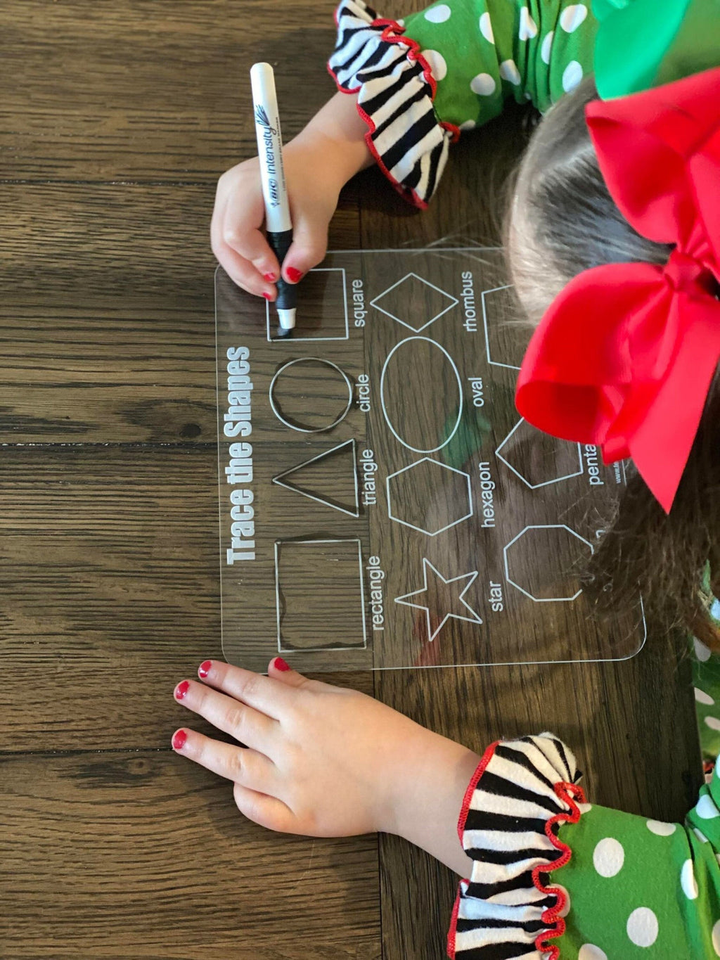 Dry Erase Letter Number and Name Tracing Board | Washable Writing Board | Learning Board | Name Practice Board | ABC Tracing Board