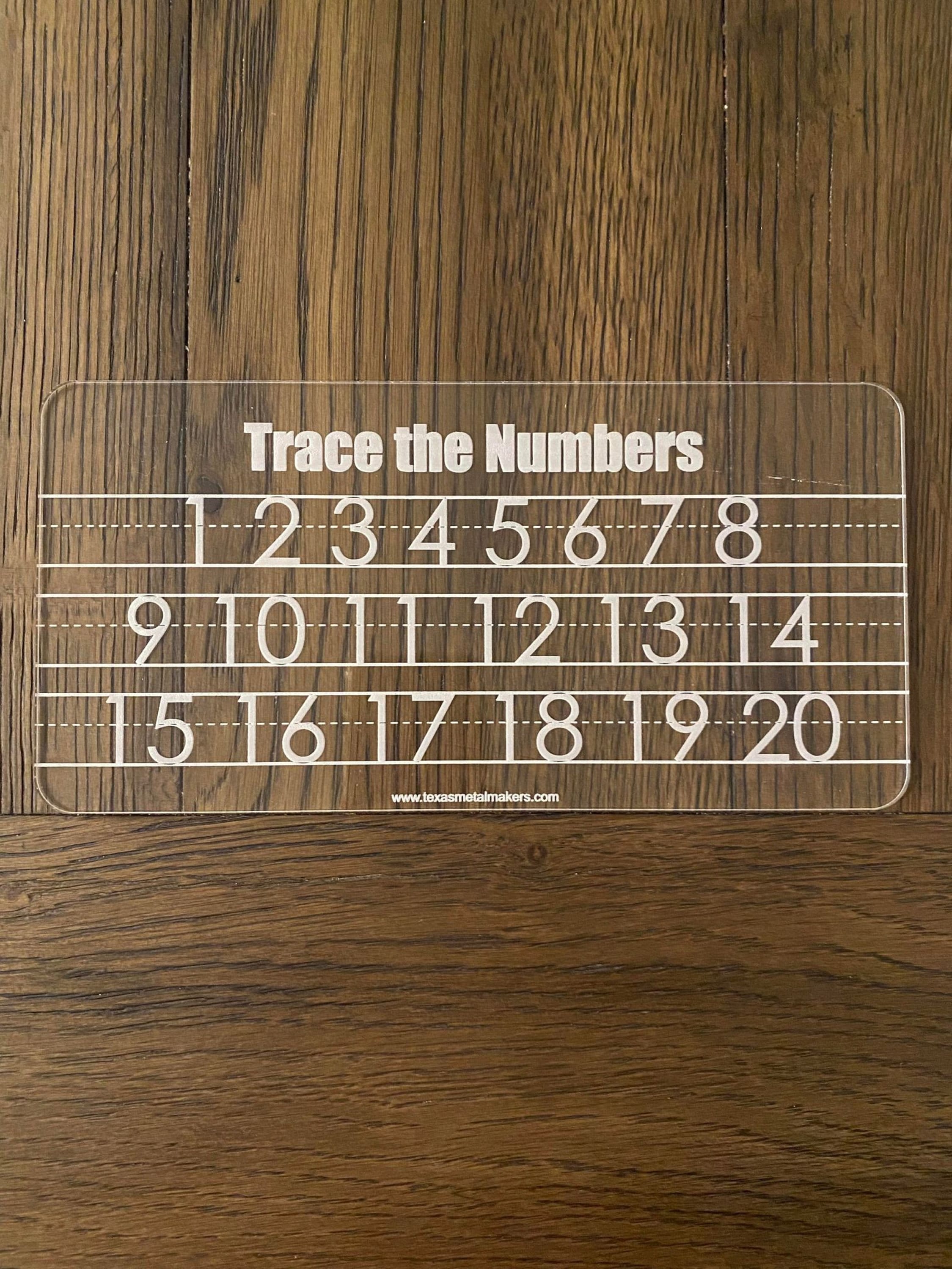 Dry Erase Letter Number and Name Tracing Board | Washable Writing Board | Learning Board | Name Practice Board | ABC Tracing Board