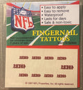 Vintage 1997 NFL Fingernail Tattoos San Francisco 49ers ⚾ It's Football Season!!!