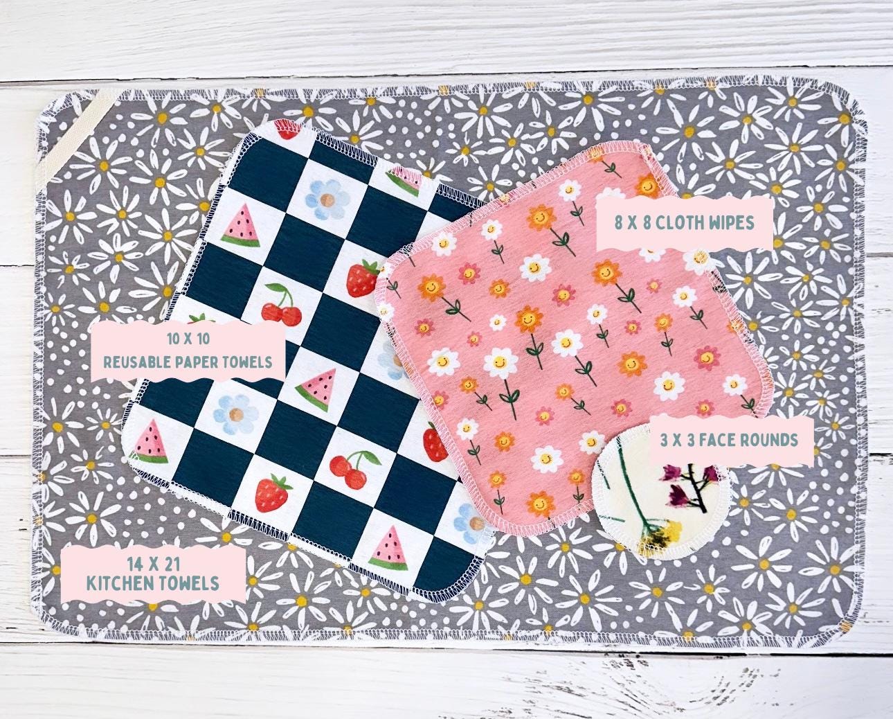 Reusable Paper Towels--Eidelweiss Soul
