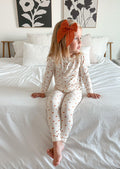 Little Pumpkin 2pc Bamboo Pajamas - Toddler and Kids Fall PJs