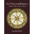 Art Nouveau Windows Stained Glass Pattern Book - Paperback