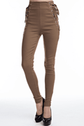 Laced Up Slim Fit Pants