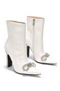 Marzo w/ Bling Heels - White