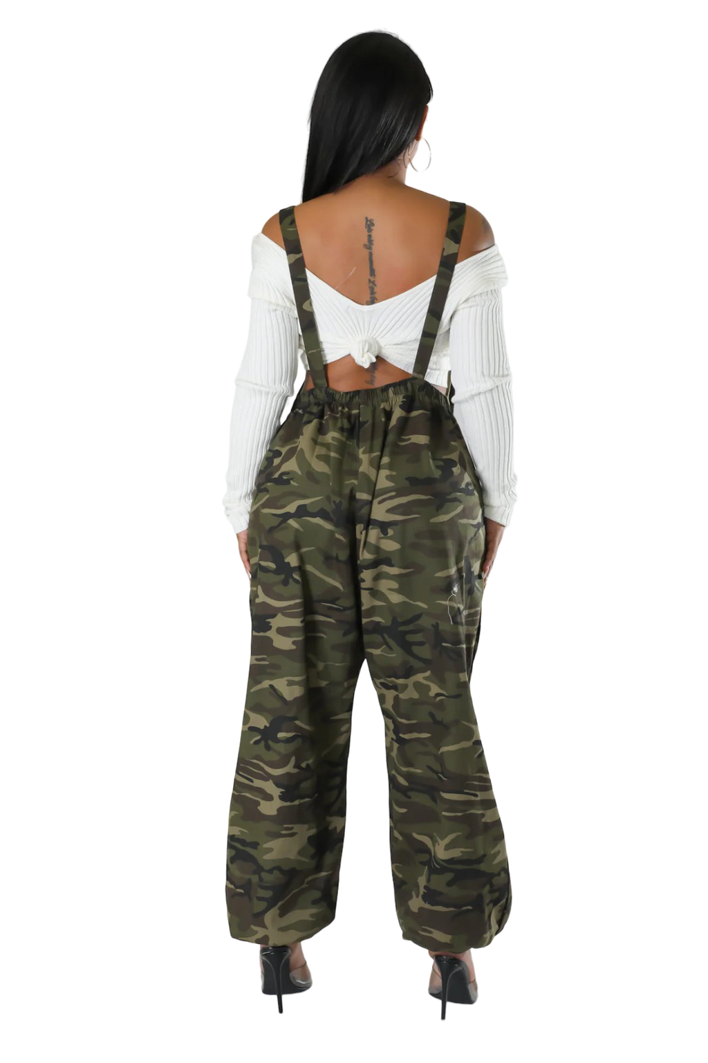Oversized Camouflage Overalls