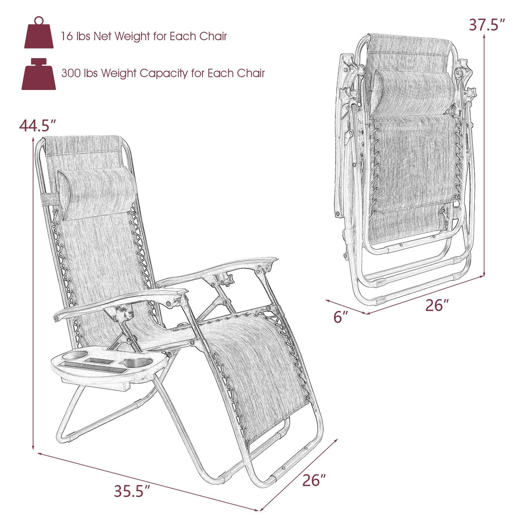 2 Pieces Folding