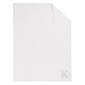 Little Love by NoJo Plush White Lamb Baptism Baby Blanket with Praying Hands and Embroidered Cross for Baptism or Christening Gifts