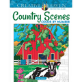 Creative Haven Country Scenes Color by Number Coloring Book - Paperback