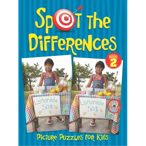 Spot the Differences Picture Puzzles for Kids Book 2 - Paperback