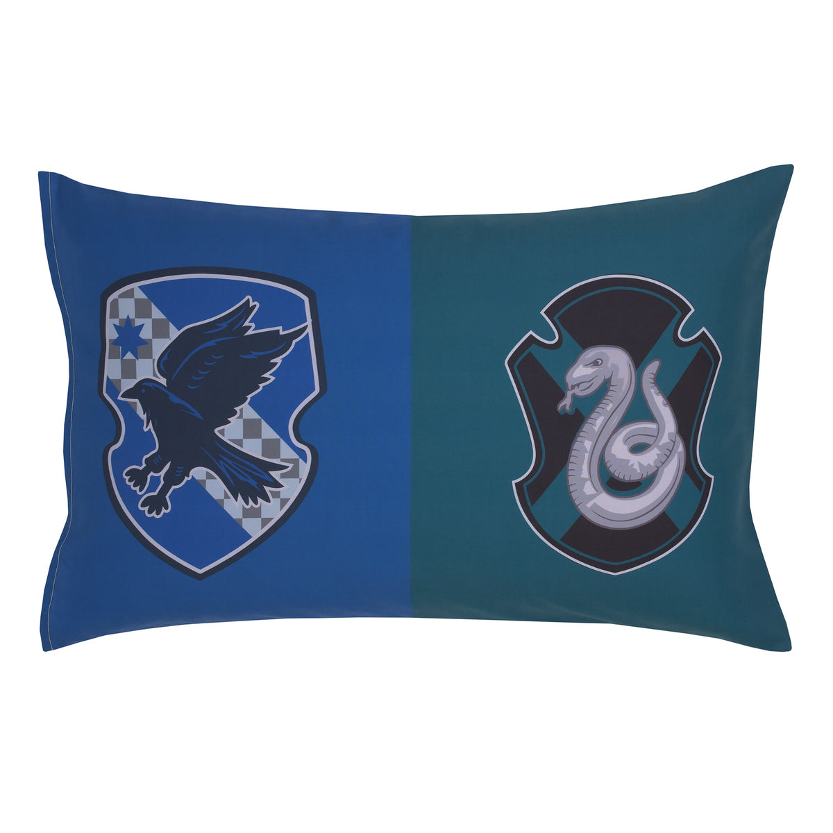 Harry Potter Wizarding World Navy, Gold, and Burgundy 4 Piece Toddler Bed Set - Comforter, Fitted Bottom Sheet, Flat Top Sheet, and Reversible Pillowcase