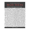 Maze Teens: Ultimate Challenging Puzzle Games Book, 100 Crazy Mazes to Solve, Large Print - Paperback