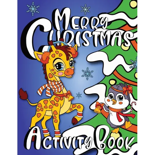 Merry Christmas Activity Book for Kids - Paperback