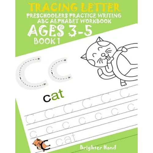 Tracing Letter Preschoolers Practice Writing ABC Alphabet Workbook*Kids Ages 3-5 - Paperback
