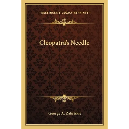 Cleopatra's Needle - Paperback