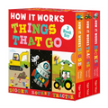 How It Works: Things That Go 3-Book Boxed Set: Digger; Rocket; Tractor - Hardcover
