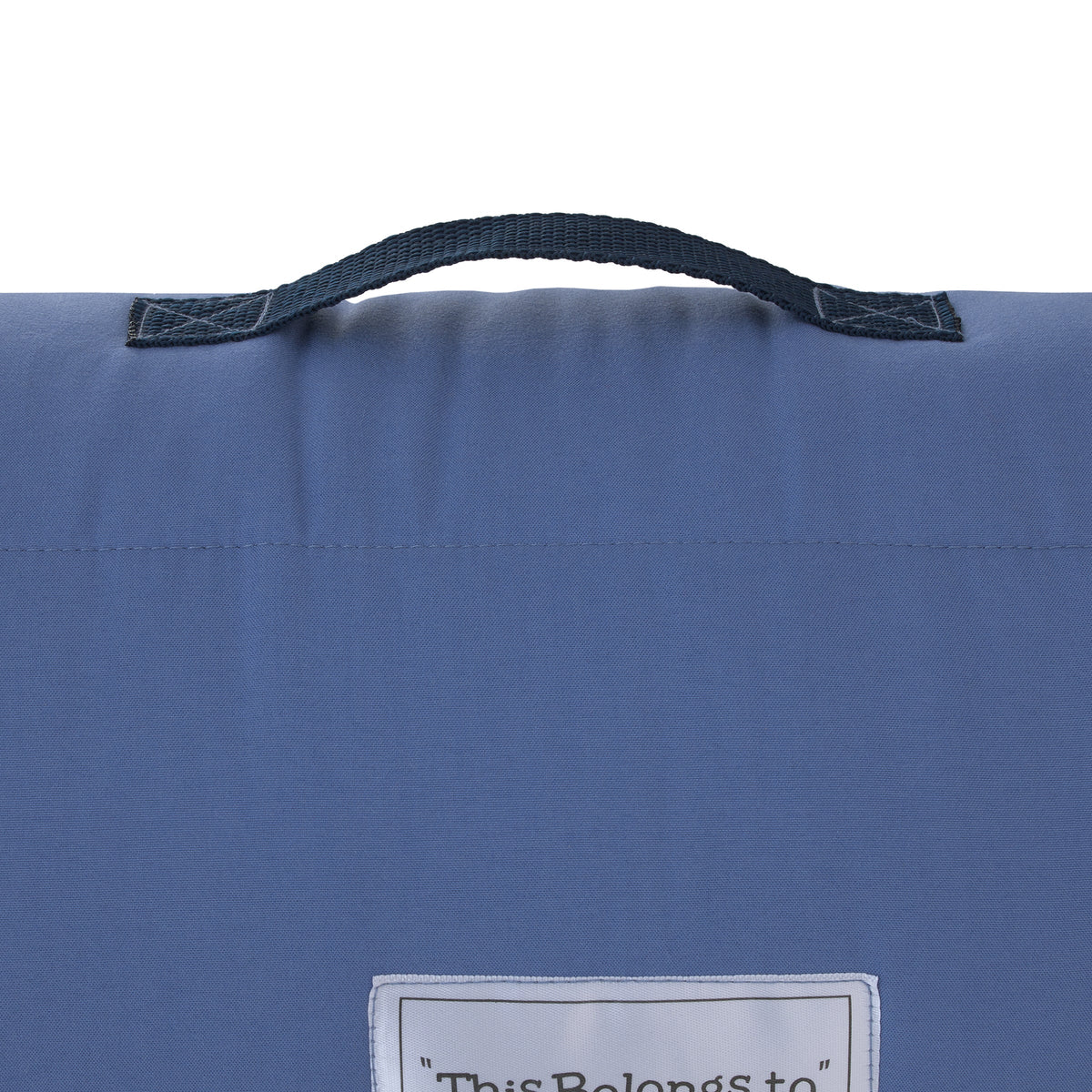 Lazy Minions Club Gray, Blue, Yellow and White, One More Minute Toddler Nap Mat