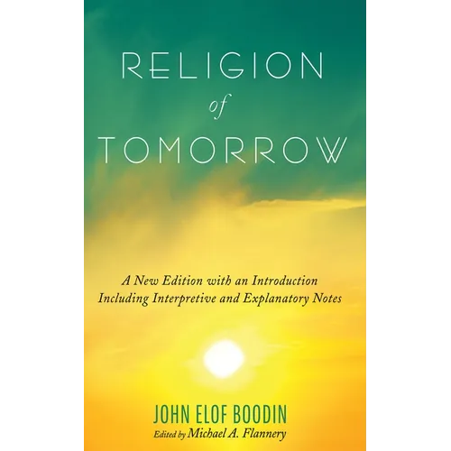 Religion of Tomorrow - Hardcover