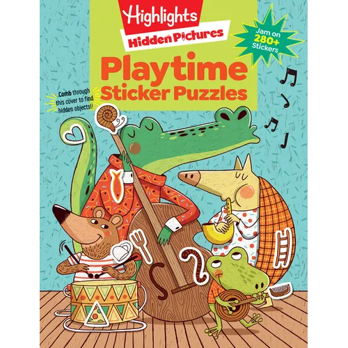 Playtime Sticker Puzzles - Paperback