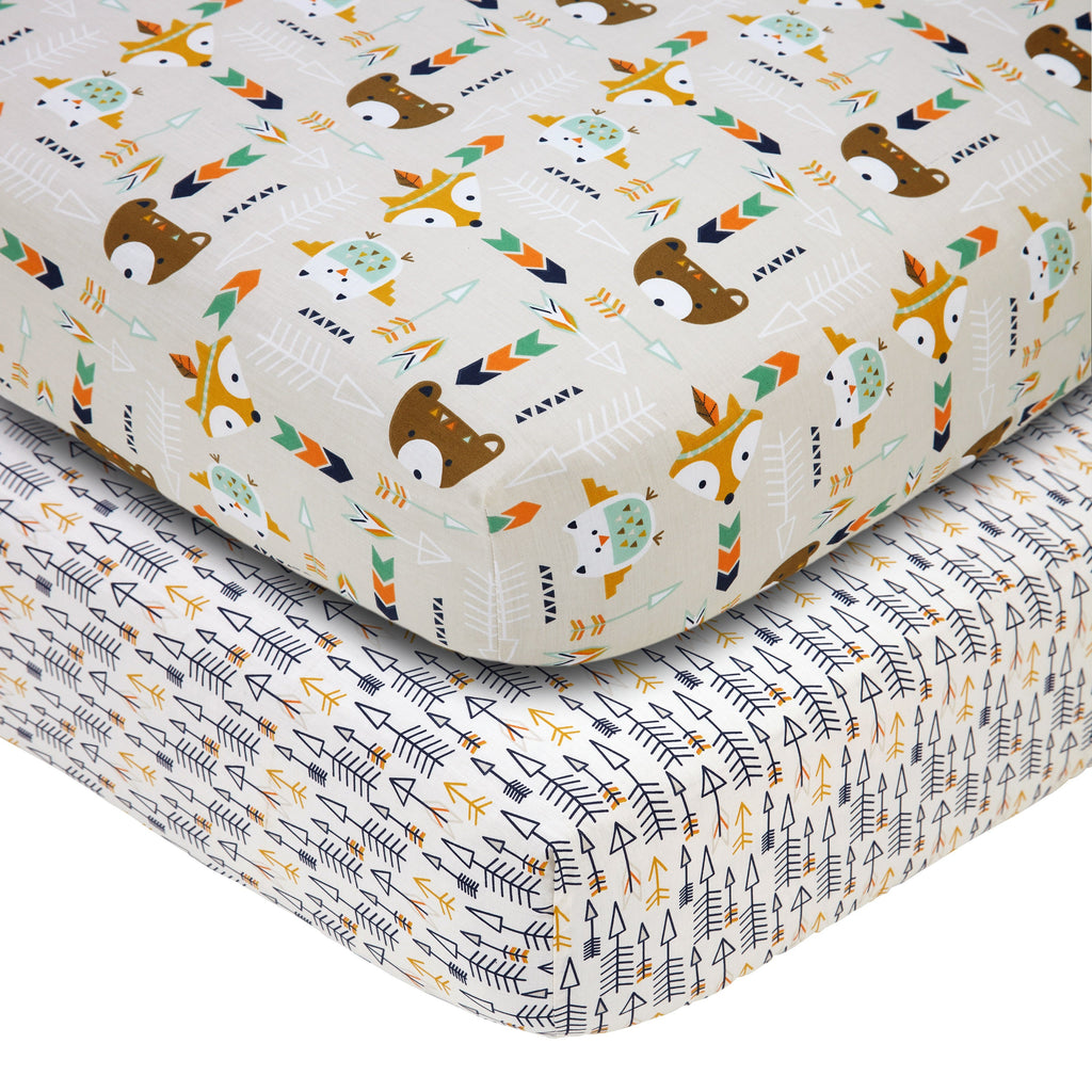 Aztec 2 Pk Crib Sheet