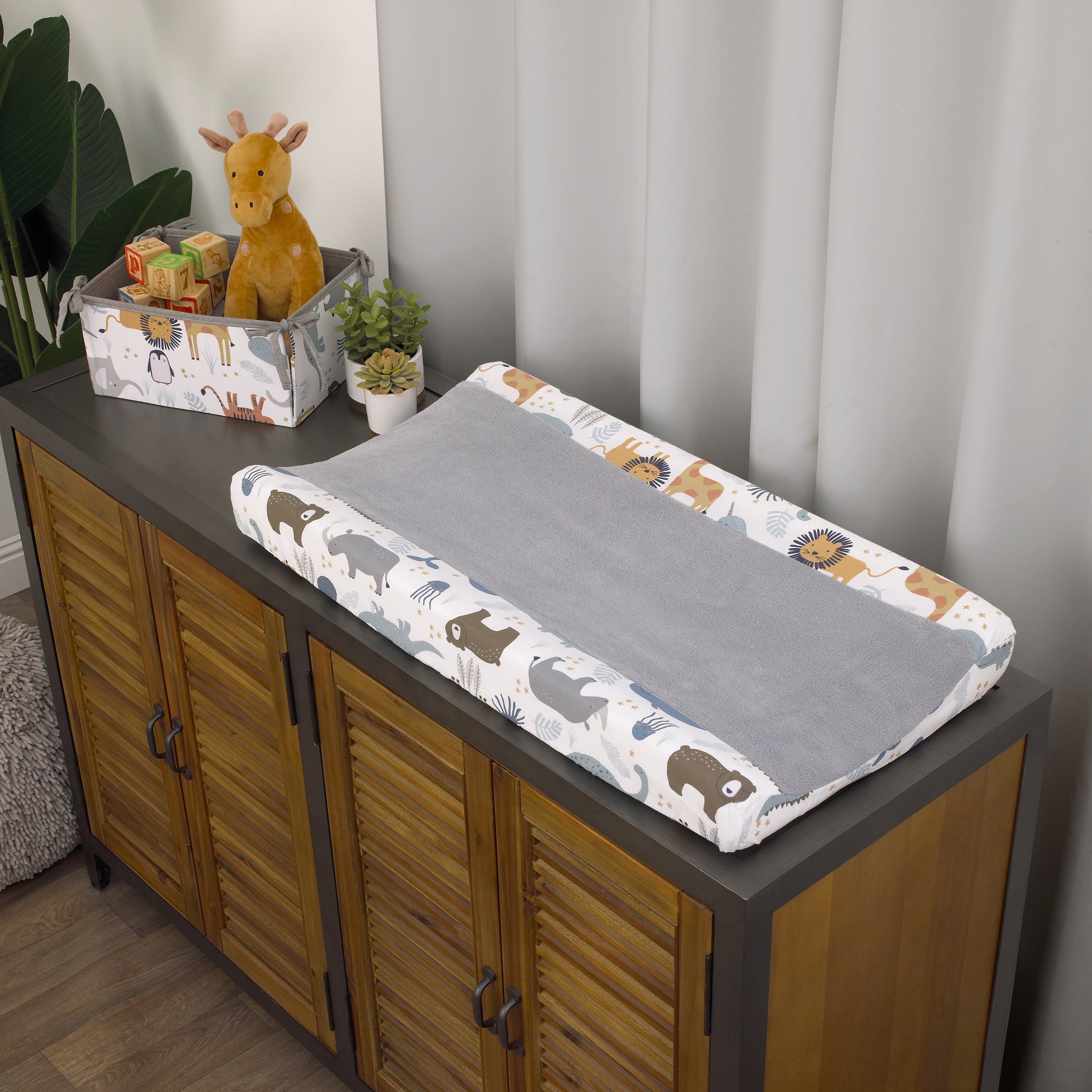 Zoo Animals Super Soft Changing Pad Cover