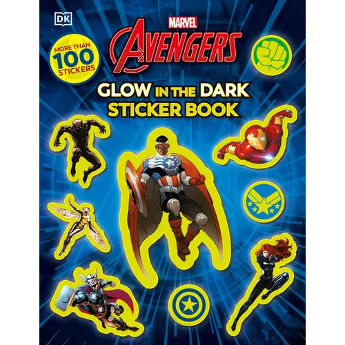 Marvel Avengers Glow in the Dark Sticker Book: With More Than 100 Stickers - Paperback