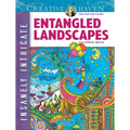 Creative Haven Insanely Intricate Entangled Landscapes Coloring Book - Paperback