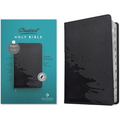 NLT Student Bible, Thinline Reference, Filament Enabled (Leatherlike, Overflow Black, Indexed, Red Letter) - Imitation Leather