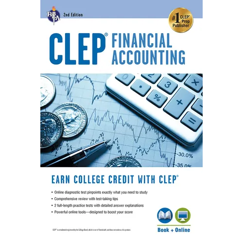 Clep(r) Financial Accounting Book + Online - Paperback