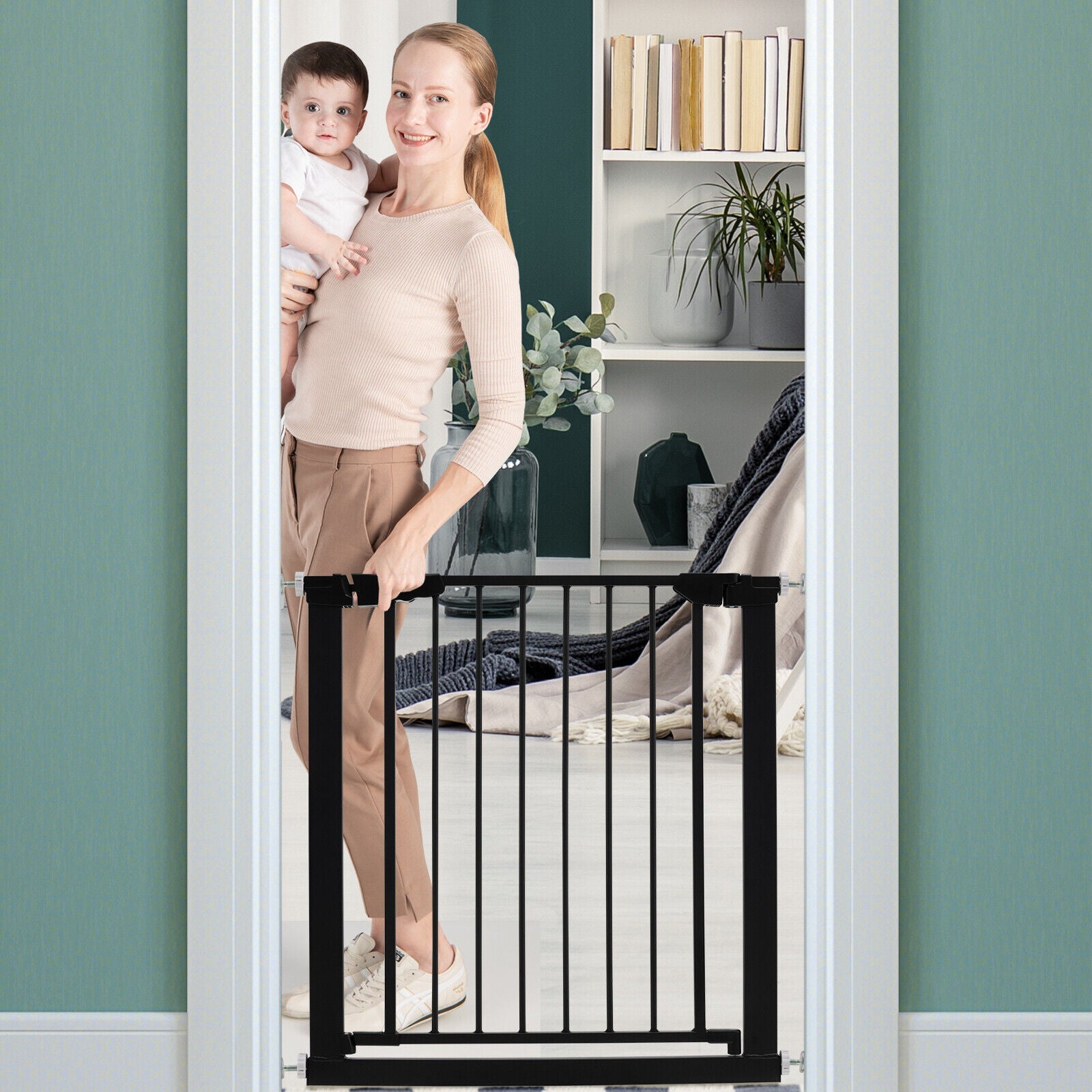 30-32.5 Inch Wide Safety Gate with 30 Inch Scientific Height
