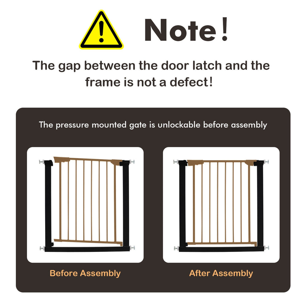 30-32.5 Inch Wide Safety Gate with 30 Inch Scientific Height
