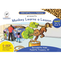 C-DER (CHEETAH Decodable Early Readers, Set 3, Book 19, Monkey Learns A Lesson - Paperback