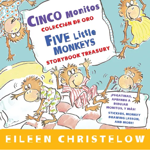 Five Little Monkeys Storybook Treasury/Cinco Monitos Coleccion de Oro: Bilingual English-Spanish - Hardcover