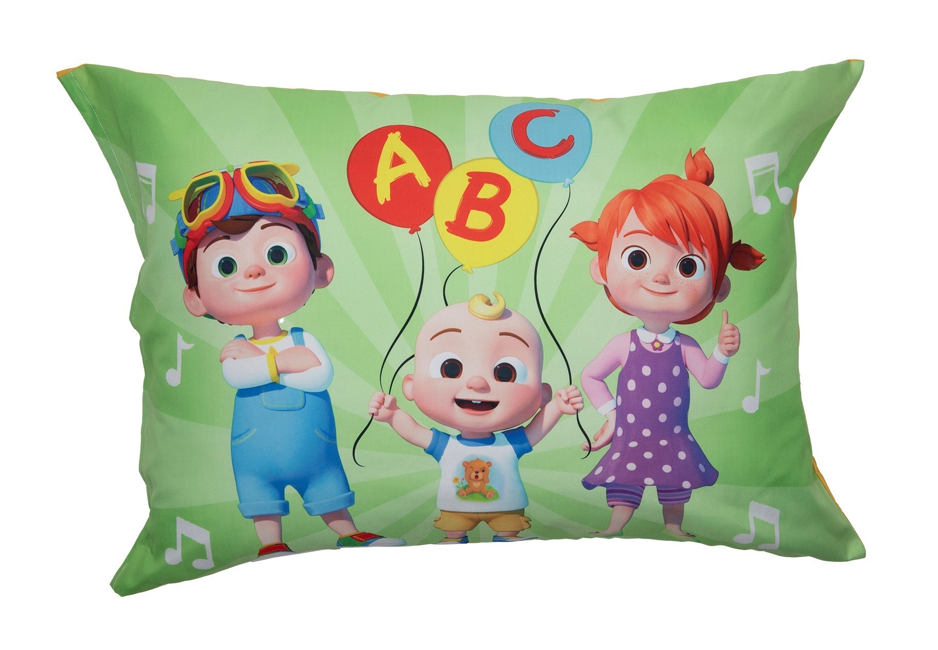 NoJo CoComelon Learning is Fun 2 Piece Toddler Sheet Set