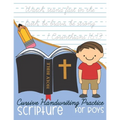 Cursive Handwriting Practice Scripture: for Boys - Paperback