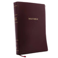 KJV, Reference Bible, Super Giant Print, Leather-Look, Burgundy, Red Letter Edition - Imitation Leather
