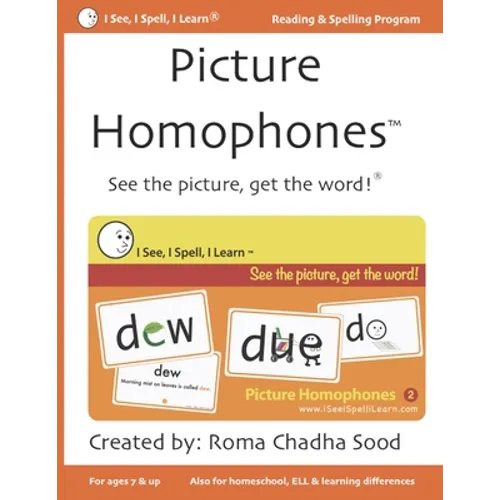 Picture Homophones(TM) Book 2: See the picture, get the word! - Paperback