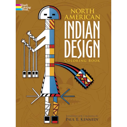 North American Indian Design Coloring Book - Paperback