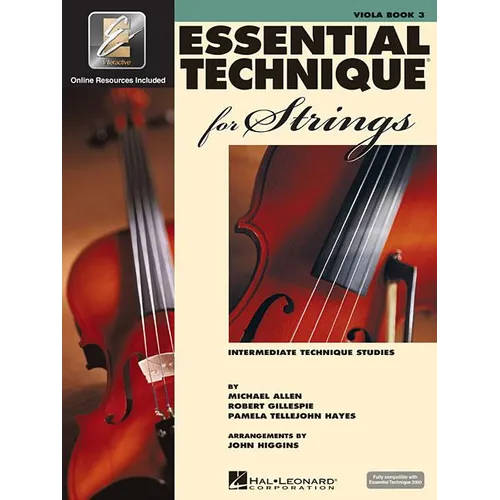 Essential Technique for Strings with Eei - Viola Book/Online Audio - Paperback