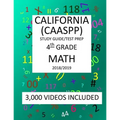 4th Grade CALIFORNIA CAASPP, MATH, Test Prep: 2019: 4th Grade California Assessment of Student Performance and Progress MATH Test prep/study guide - Paperback