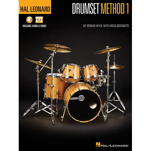 Hal Leonard Drumset Method - Book 1 by Kennan Wylie with Gregg Bissonette with Online Media - Paperback