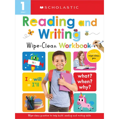 First Grade Reading/Writing Wipe Clean Workbook: Scholastic Early Learners (Wipe Clean) - Paperback