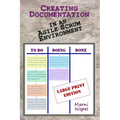 Creating Documentation in an Agile Scrum Environment: Large Print Edition - Paperback