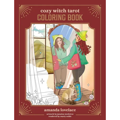 Cozy Witch Tarot Coloring Book - Paperback
