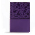KJV Large Print Personal Size Reference Bible, Purple Leathertouch - Imitation Leather