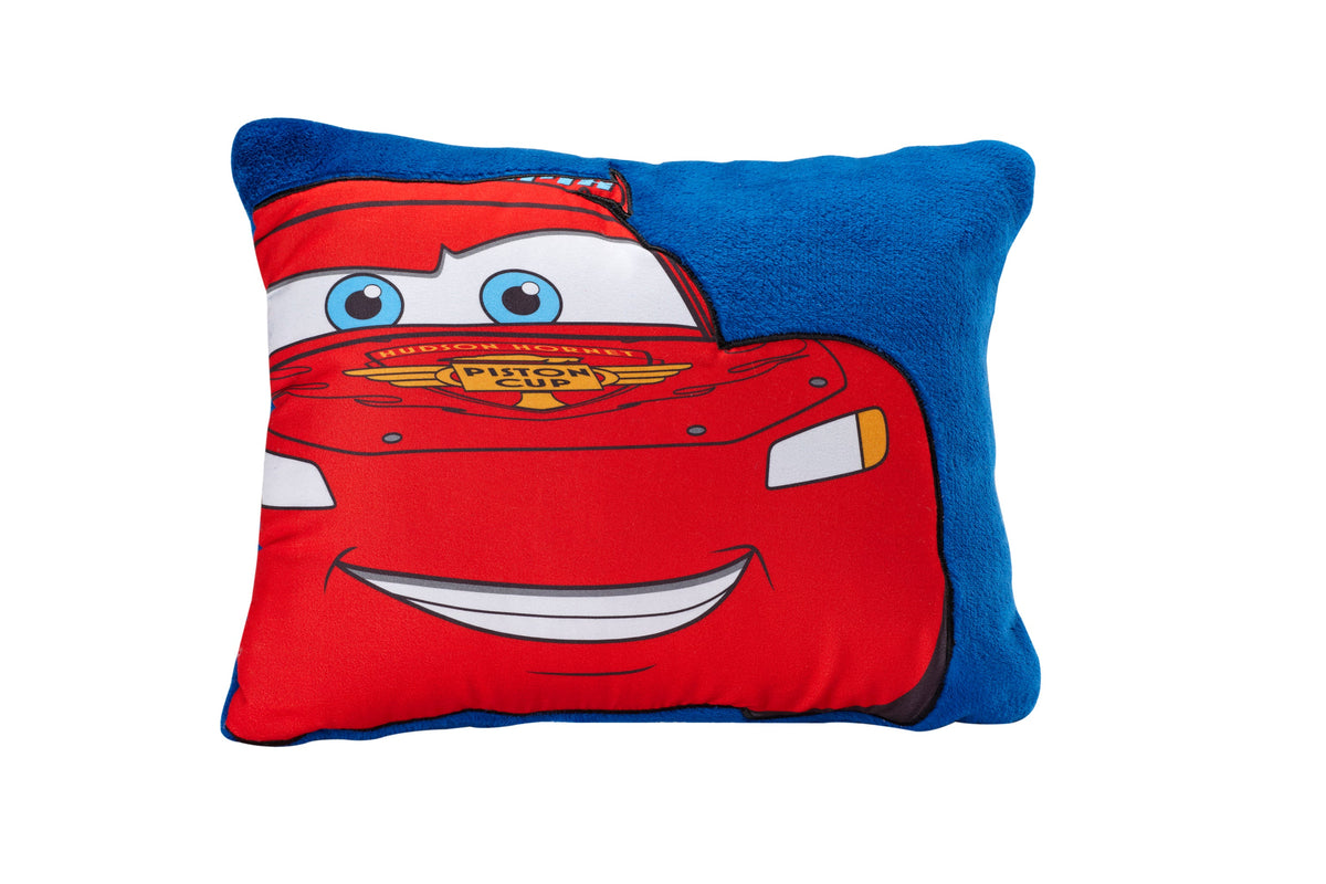 NoJo Disney Cars Lightning McQueen Decorative Toddler Pillow
