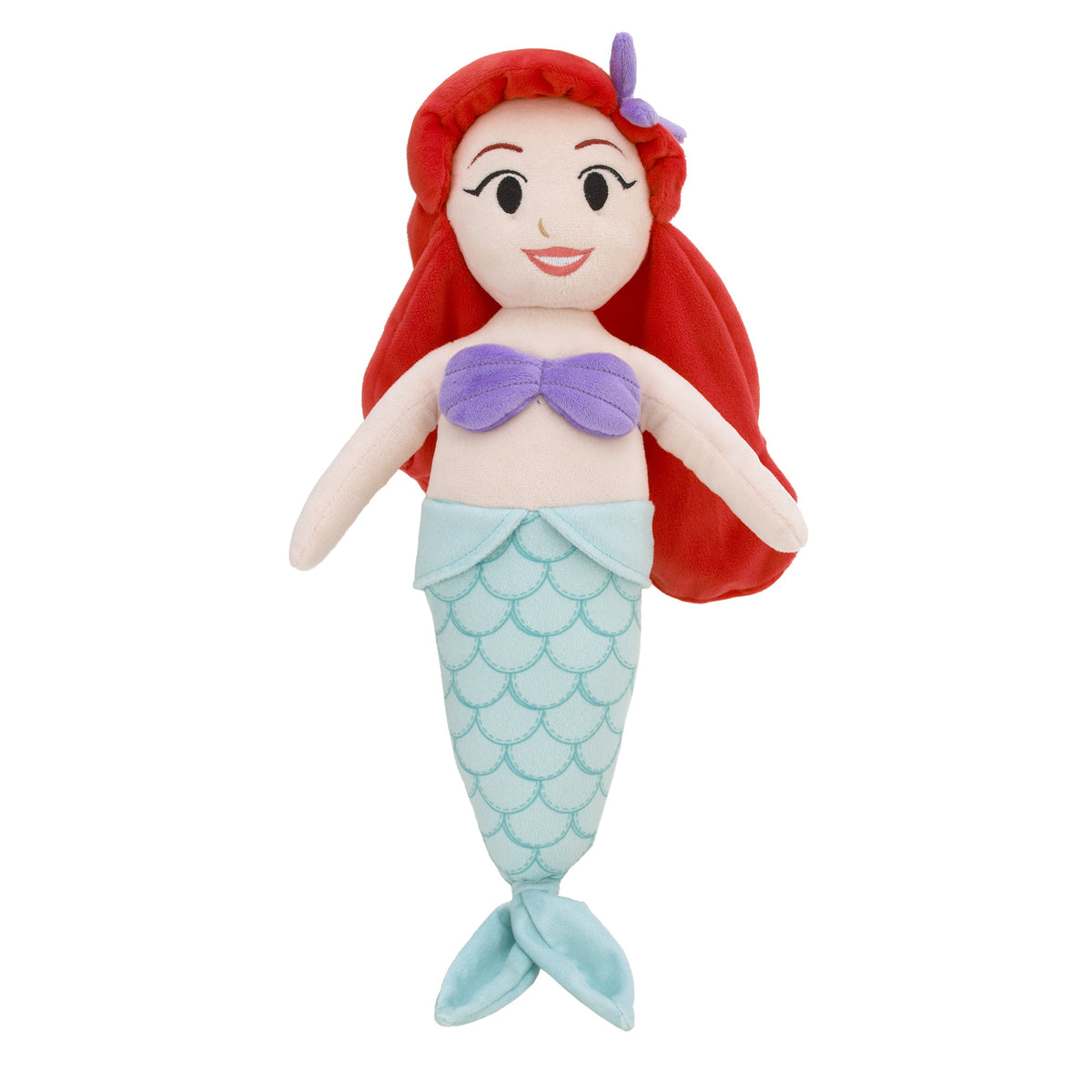 Ariel Red, Lavender and Aqua Super Soft Plush Princess